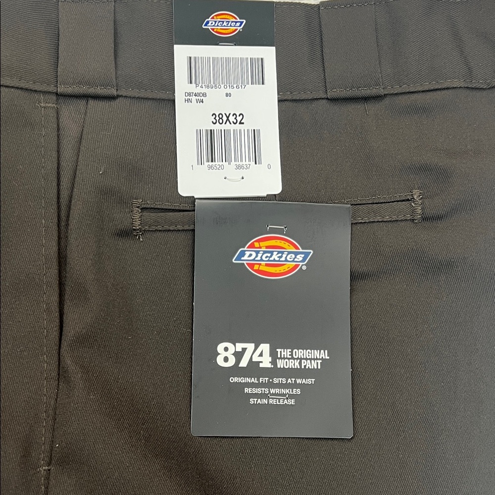 Dickies Men's Deep Brown 874 Work Pants